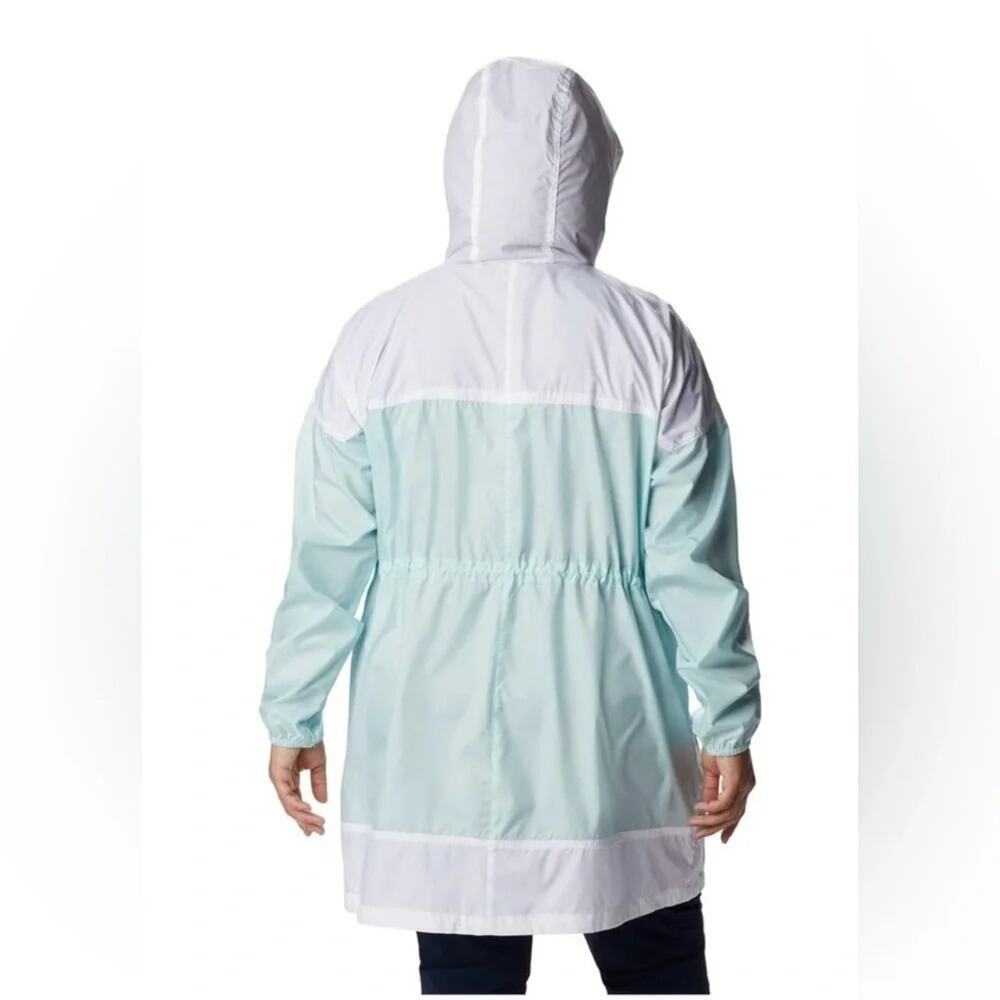 Columbia Flash Challenger Long Windbreaker Hiking Outdoor Jacket Like New Sz 1X - Picture 3 of 11